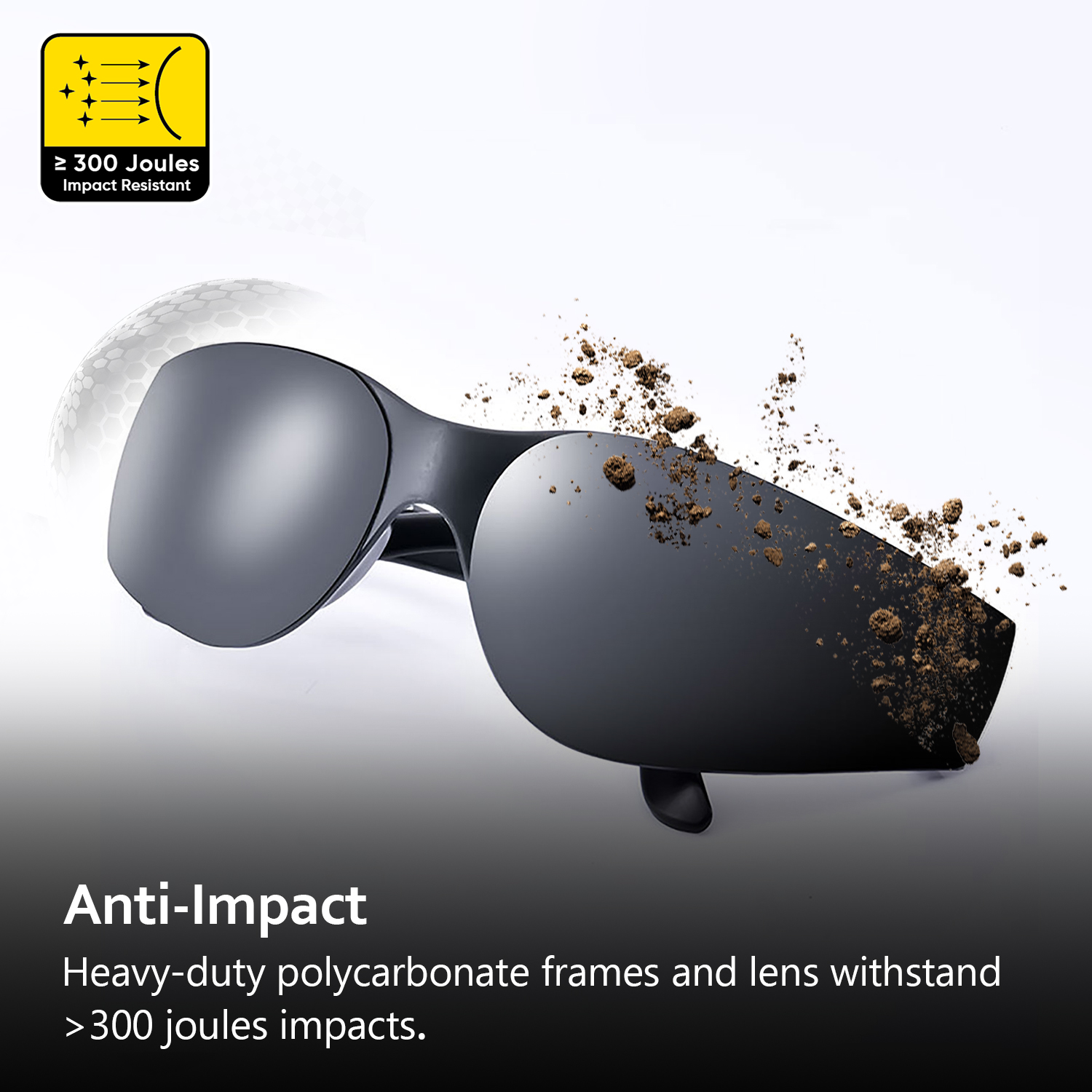 Lunettes de soleil de sécurité protectrice SG001 Black