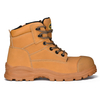 Bottes de travail de sécurité pour hommes à bout en acier avec fermeture éclair latérale M-8561