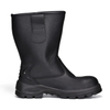  Bottes industrielles et de construction à orteils en acier pour les hommes travaillant H-9430 Black