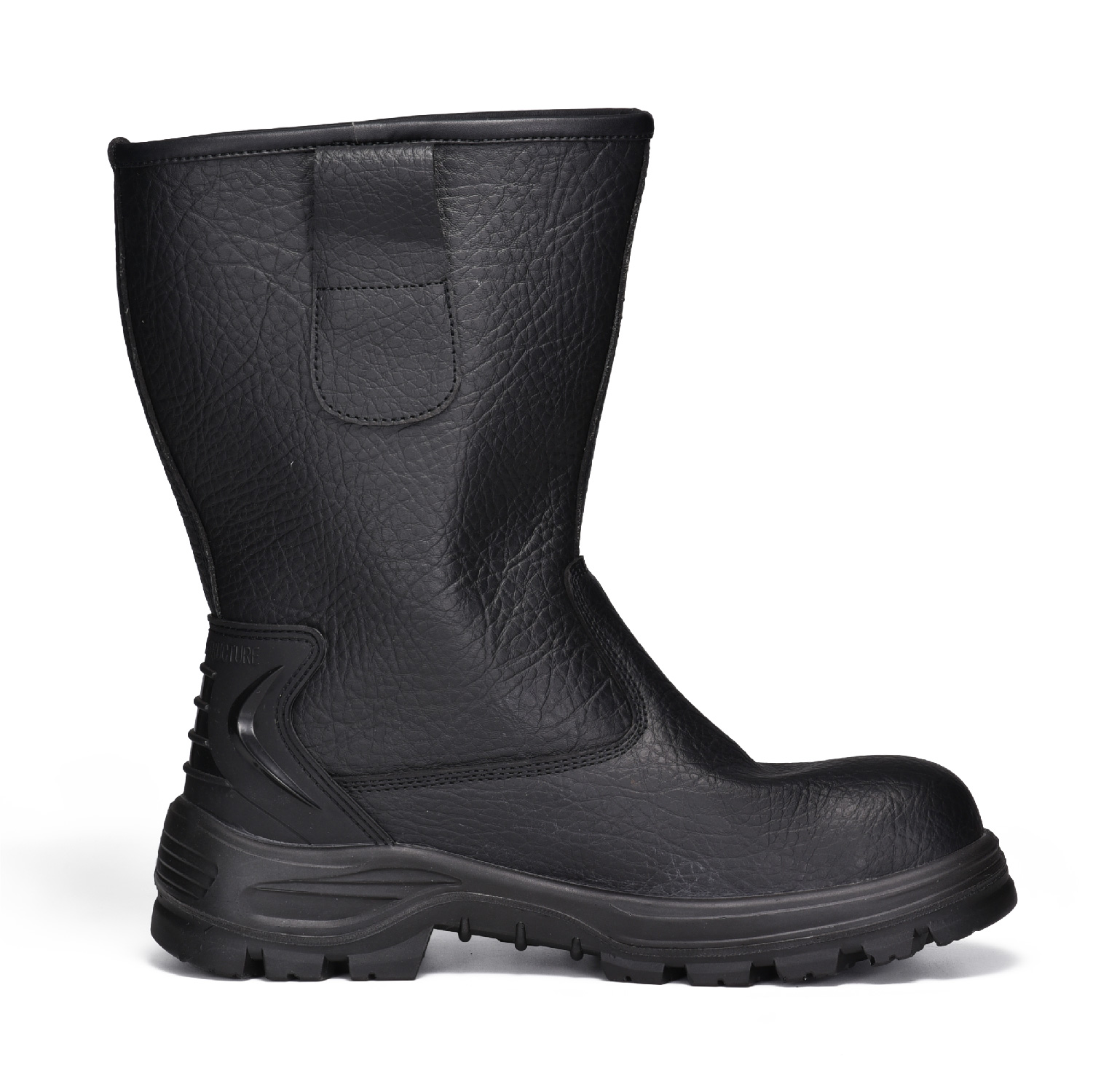  Bottes industrielles et de construction à orteils en acier pour les hommes travaillant H-9430 Black