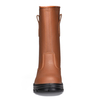 Buliders Boots de sécurité avec des chaussures de sécurité brune approuvées en acier-9430 marron