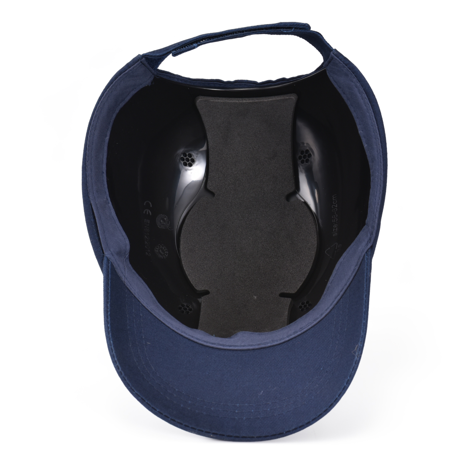 Casquette de travail de sécurité de conception de baseball de construction WH001 bleu foncé