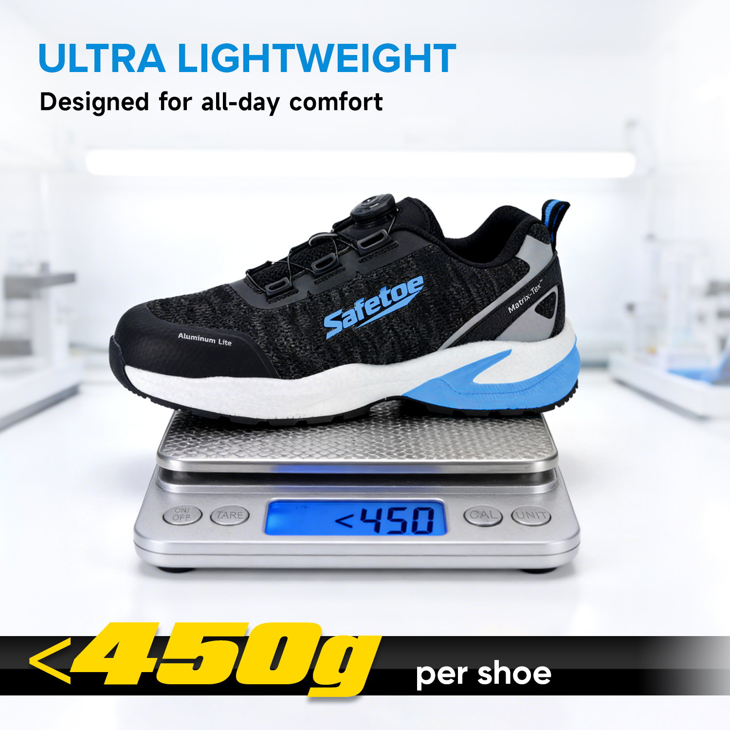 Embout en aluminium S1P et antidérapant pour les travailleurs de la logistique L-7609 Bleu