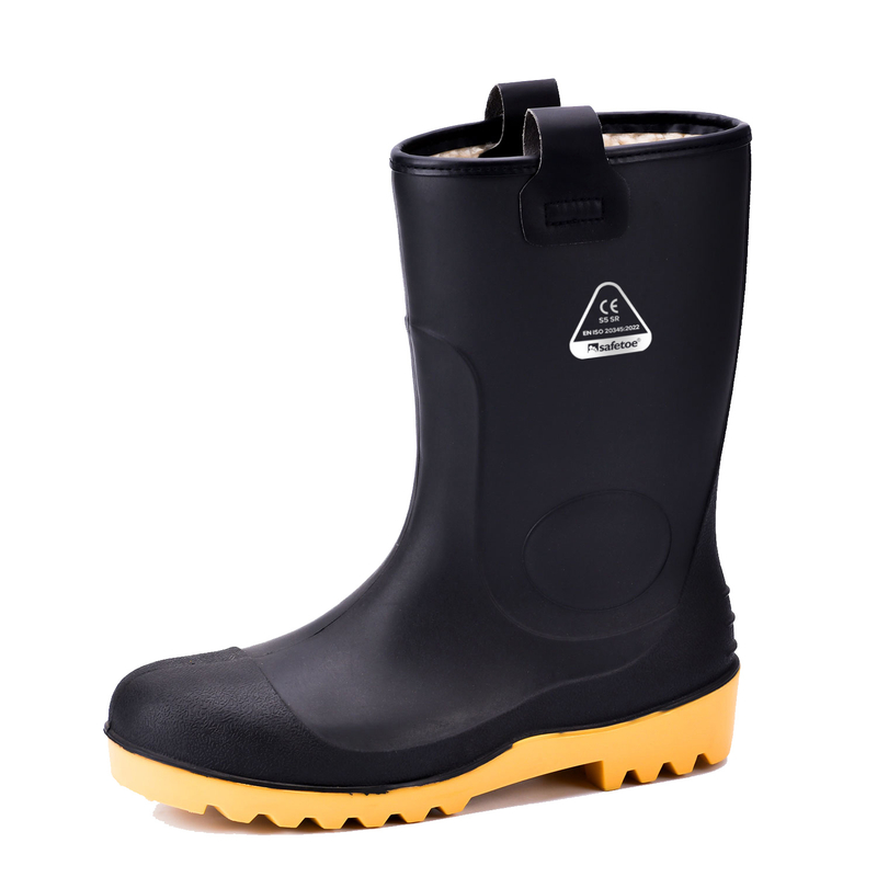 Boots de sécurité noire Wellington W-6037
