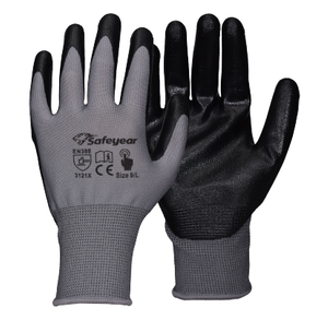 Gants de travail de sécurité enduits de nitrile N1552