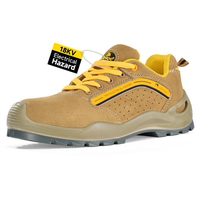 Chaussures de sécurité diélectriques isolantes anti-électriques pour hommes