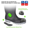 Bottes PVC en acier S5 imperméables W-6055 Aqua Guarder