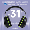 ABS Protection auditive Muffs Muffs Protective Muffs Ready Stock FM-1B Green