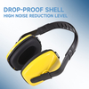 Annulation du bruit Muffes de l'oreille de protection auditive EM-5003 Jaune