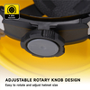 Casque de sécurité industrielle jaune W-002
