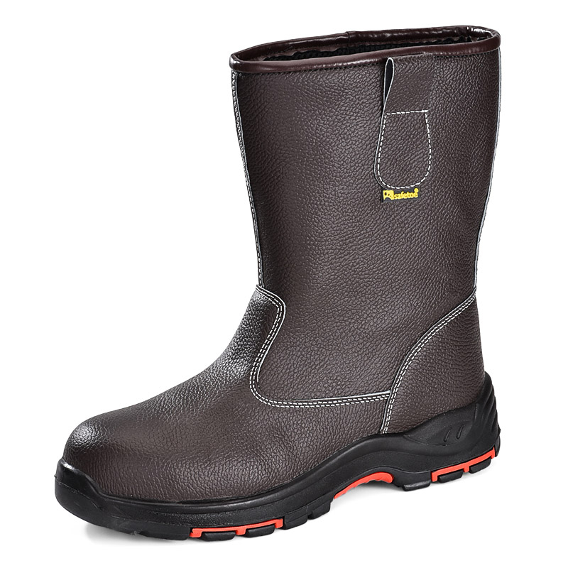 Bottes de sécurité brunes hautes de SAFETOE H-9001
