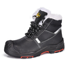 Bottes de sécurité d'hiver composites doublées en fourrure pour temps froid M-8573