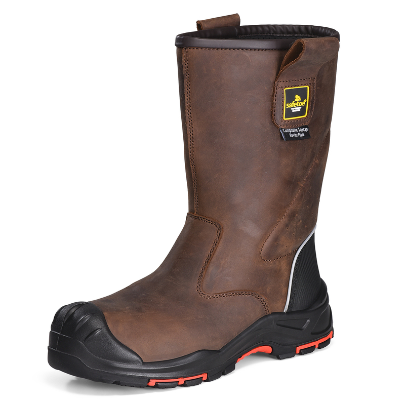 Bottes de l'industrie du pétrole S3 Bottes de travail de gréement de sécurité H-9437 