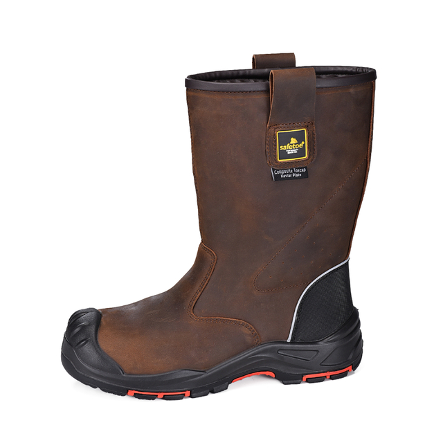 Bottes de l'industrie du pétrole S3 Bottes de travail de gréement de sécurité H-9437 