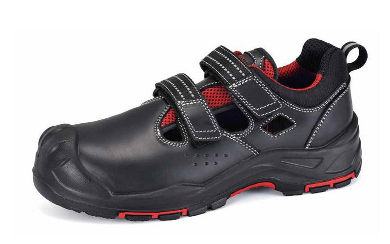 Velcro Design Safety Sandals L-7585 Metal Gratuit