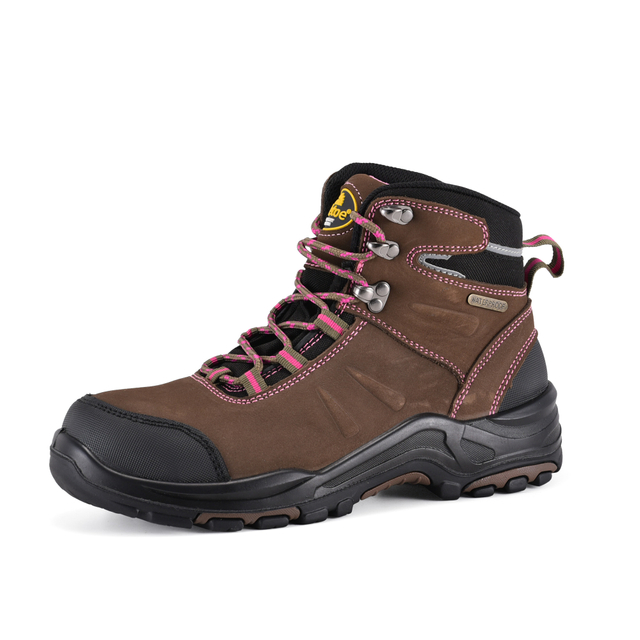 Bottes de travail imperméables et antidérapantes pour femmes avec embout en acier M-8553 LiteGrace