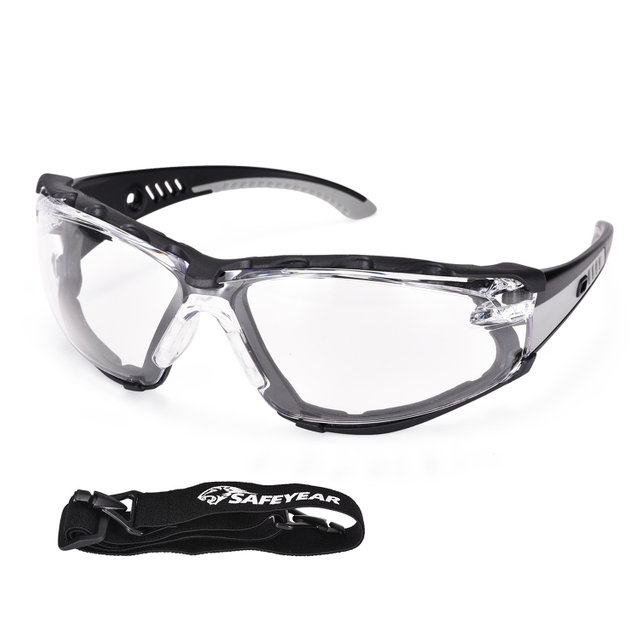 Verres industrielles Lunes de sécurité protectrices pour les femmes SG037 Black
