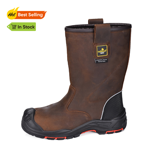 Bottes de l'industrie du pétrole S3 Bottes de travail de gréement de sécurité H-9437 