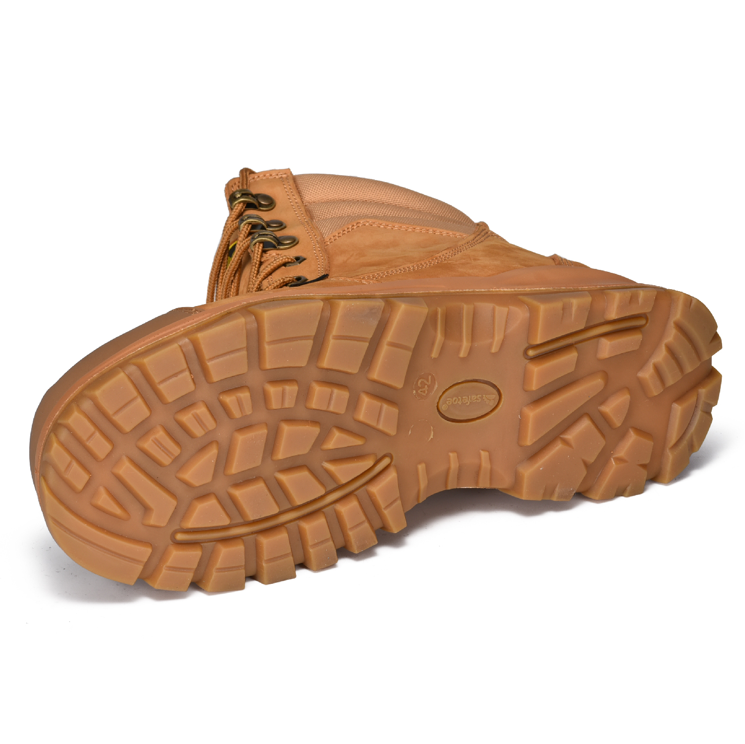 Bottes de chaussures de sécurité à bout en acier à jambe haute avec fermeture éclair YKK M-8577