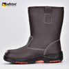 Bottes de sécurité brunes hautes de SAFETOE H-9001