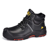 Chaussures de sécurité PU / caoutchouc imperméables avec orteil en acier M-8575