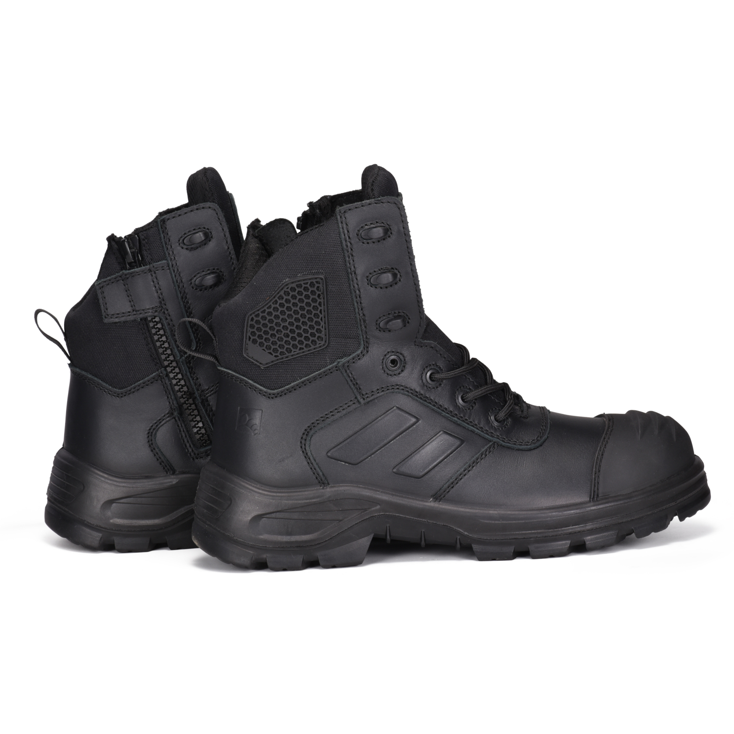 Conception zippe de haute qualité Boots de travail industriel Safey M-8578 Black