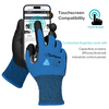 Gants de travail de construction gants de travail de sécurité résistants aux coupures PD8045 bleu
