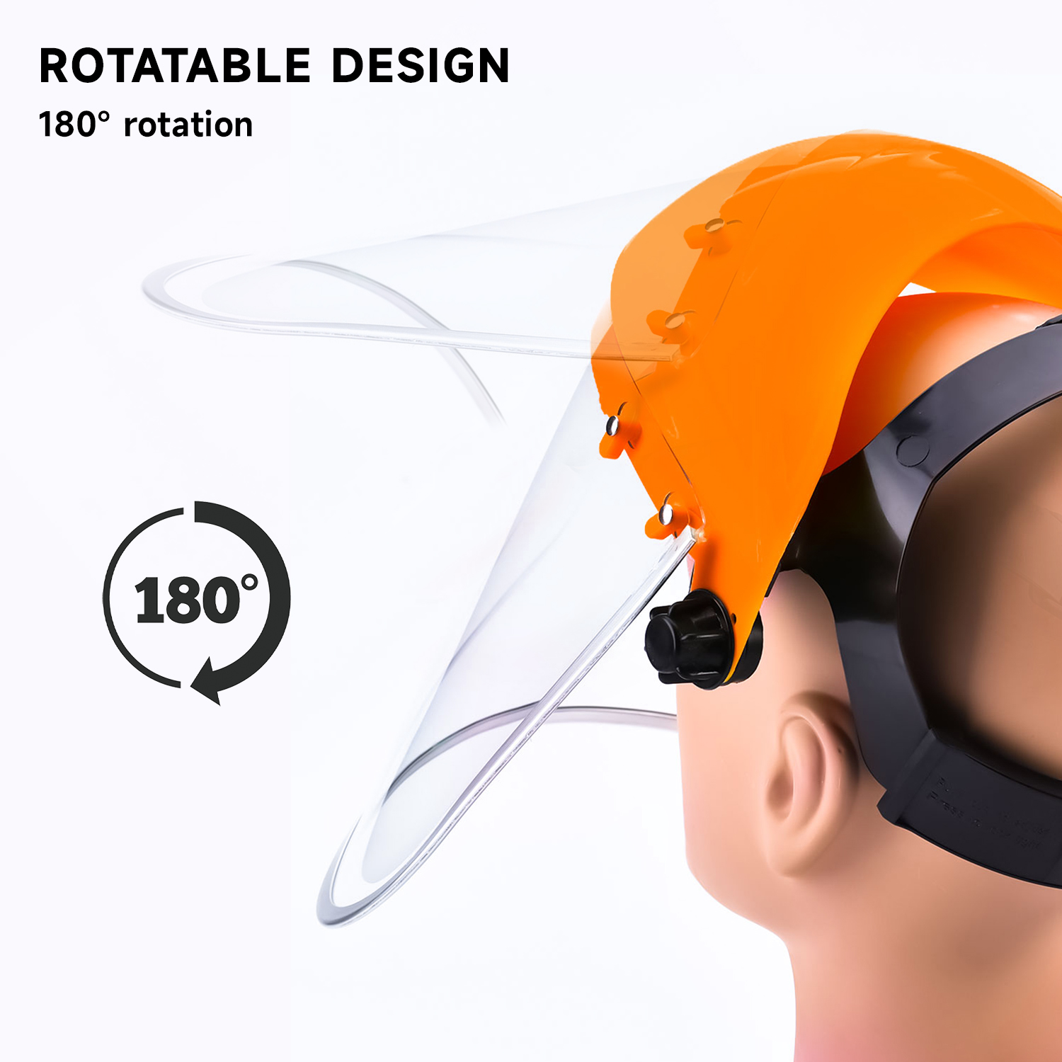 Bouclier facial de sécurité de la construction M-5002 Orange
