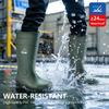 Bottes de sécurité en PVC étanche W-6037 vert