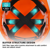 Casque de travail anti-smashing w-002 orange