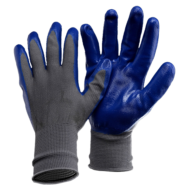 Gants de travail de sécurité enduits de nitrile FL-N1001