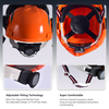 Casques forestiers et chapeau de protection faciale M-5009 Orange