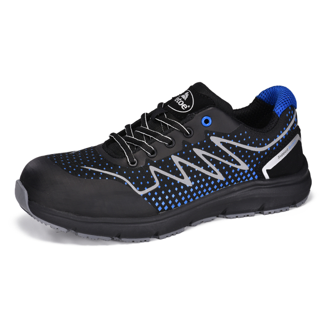 Chaussures de travail logistiques légères et respirantes pour Fedex, DHL, UPS, TNT etc. L-7530 rouge