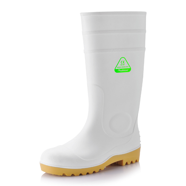 PVC Bottes de pluie Wellington W-6037 White