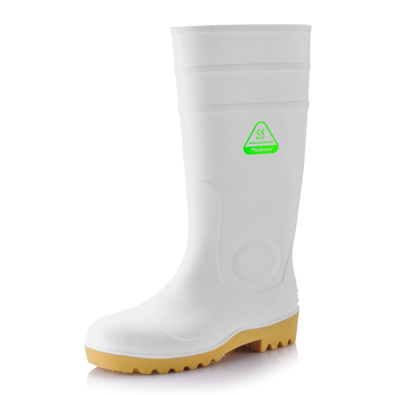 PVC Bottes de pluie Wellington W-6037 White