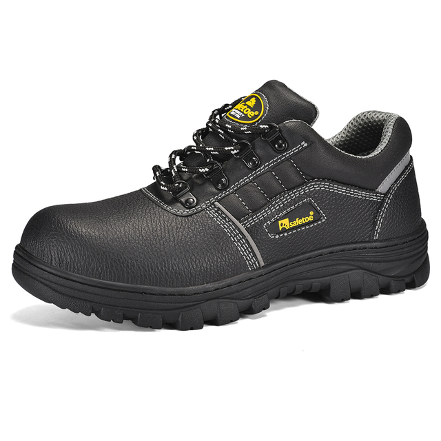 Industrie de la raffinerie d'huile Chaussures de sécurité en cuir de vache L-7163RB