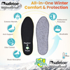 Semelles orthotiques antibactériennes hivernales chaudes pour les bottes de travail J-017