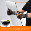 Gants de travail d'usine gants de travail mécaniques résistants tpr9004 orange