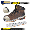 Huile supérieure et glissement de glissement métallique Free Safety Mining Work Boots M-8552