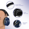 ABS Protection auditive Muffs Muffs Protective Muffs Ready Stock FM-1B BLUE