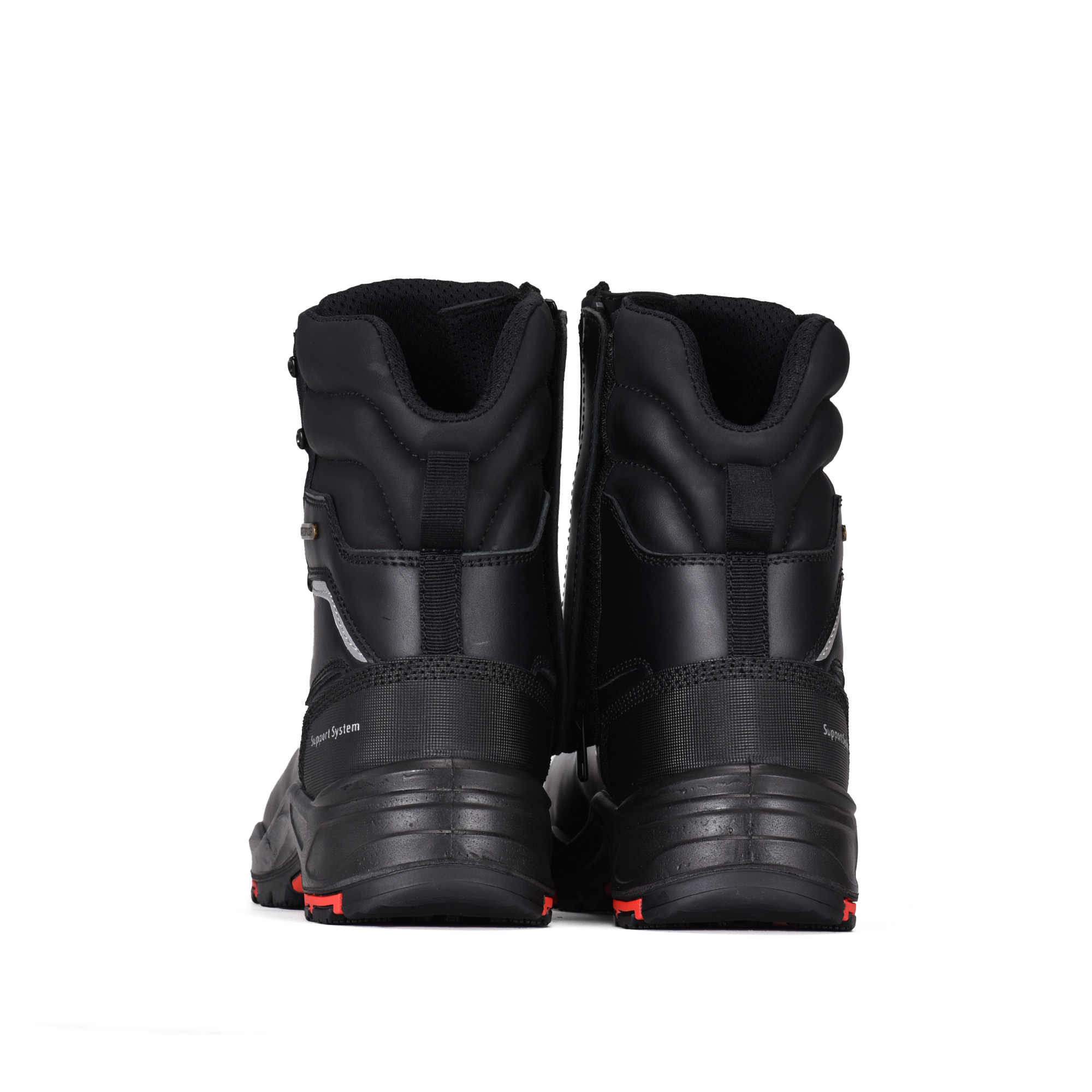 Bottes de travail d'hiver à fermeture éclair latérale, semelle extérieure Ice-Grip chaude 400g Thinsulate pour hommes travailleurs H-9552 IceGrip Arctic-Zip IceGrip