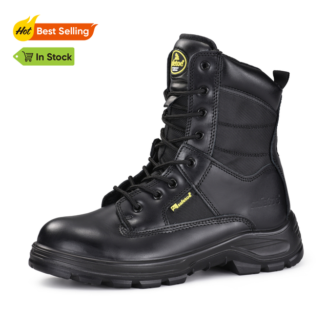 Combat Tactical Army Work Boots Boots Police Military Slip on Guard Security Work Boots Boots H-9438NS