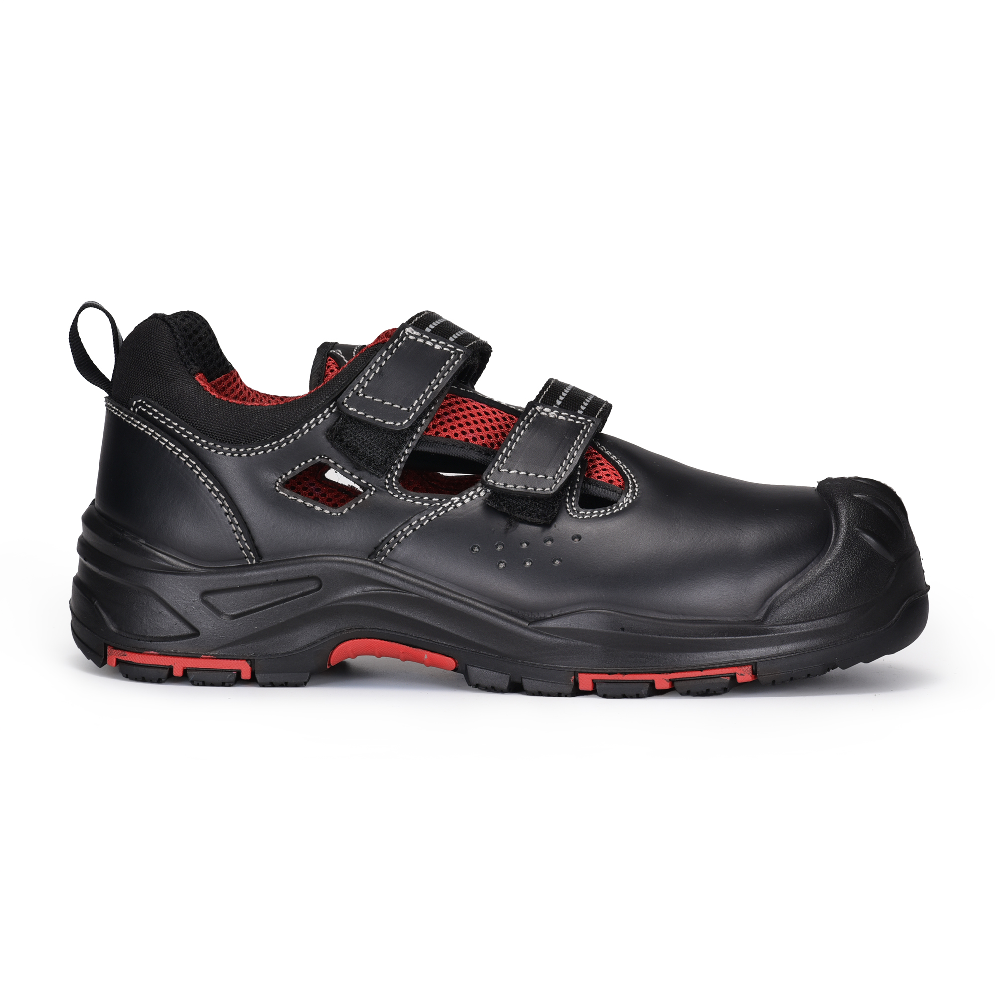 Velcro Design Safety Sandals L-7585 Metal Gratuit