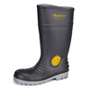 Bottes de pluie imperméables de sécurité en PVC avec embout en acier et plaque d'acier W-6055