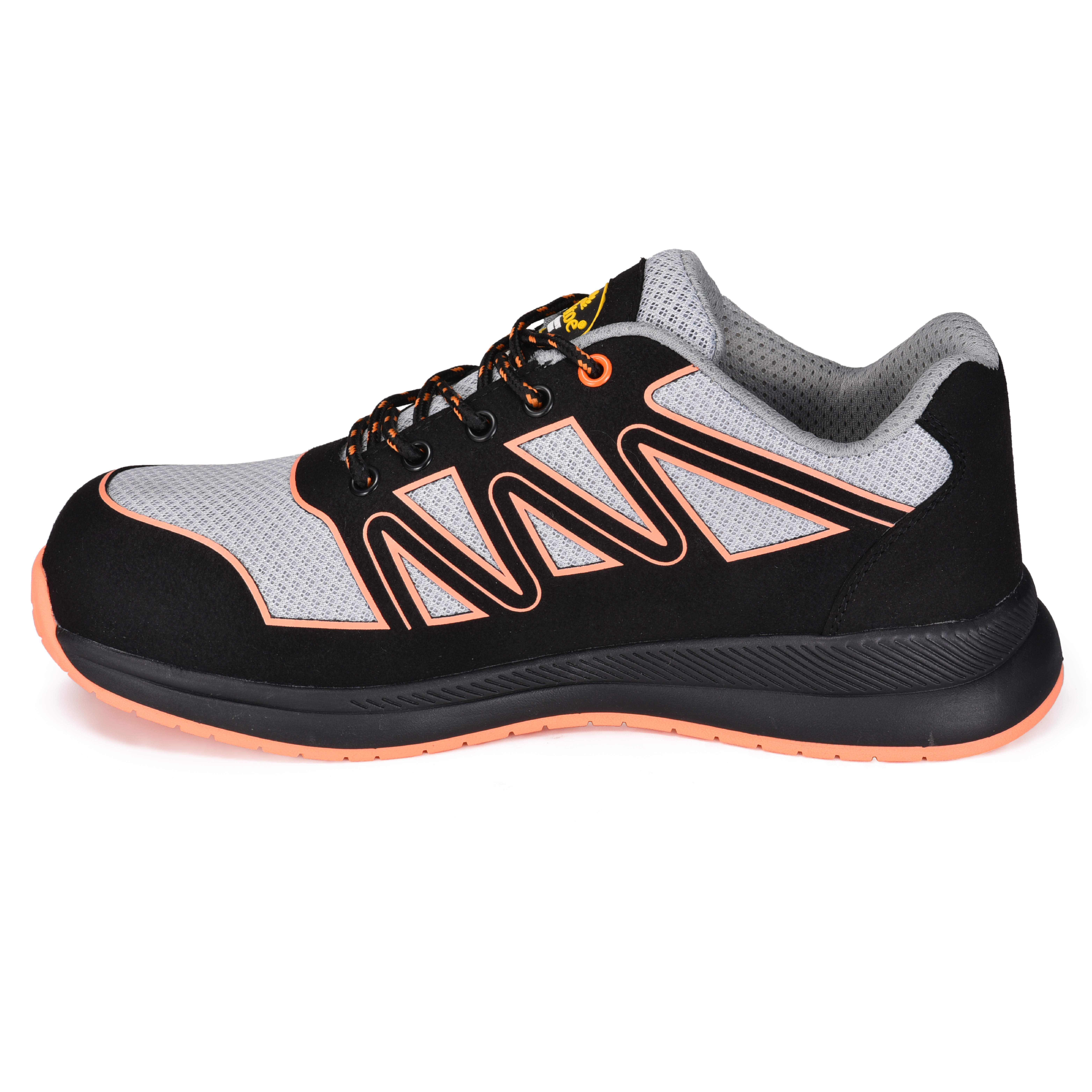 Chaussures de sécurité en tissu nylon léger et respirant L-7537 Orange