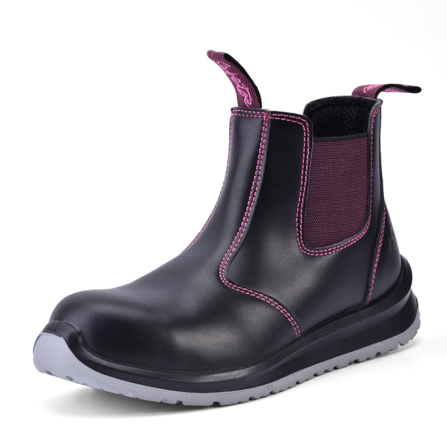 Safetoe Bottes de sécurité à enfiler Chelsea pour femmes | M-8025FM Lunawalk