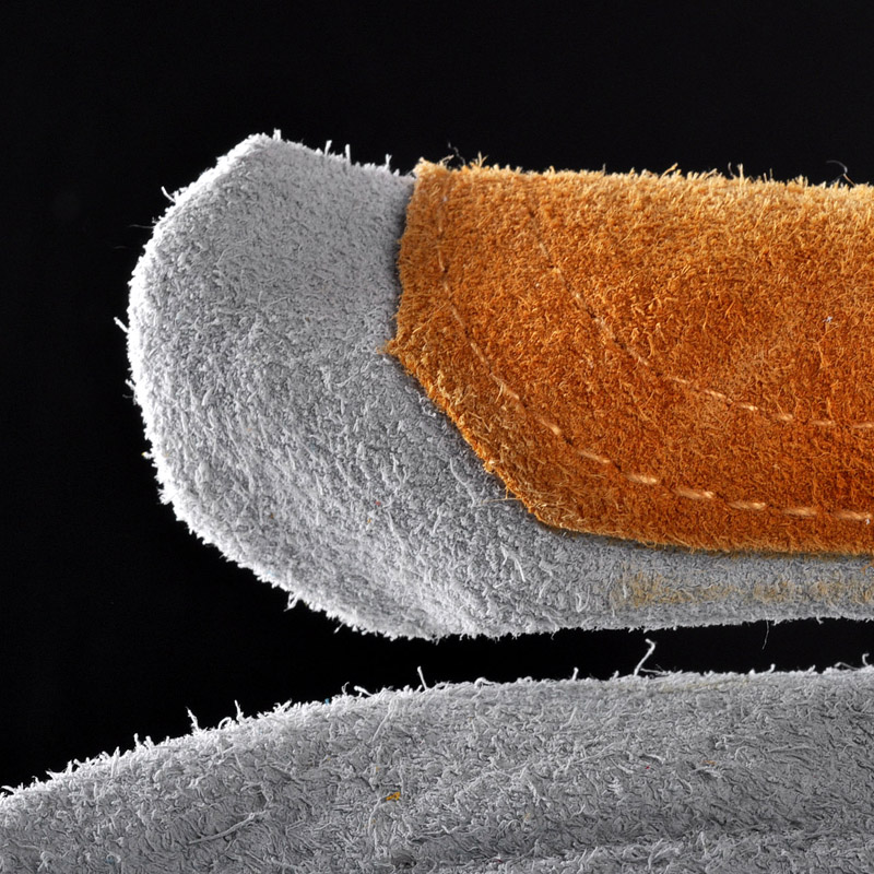 Gants de travail en cuir Gants en cuir renforcés Gants d'impact en cuir Coupe 5 FL-1015 Jaune