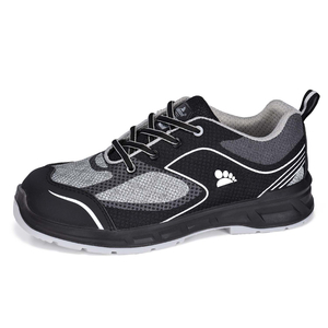 Chaussures de sécurité légères et respirantes en tissu tissé 3D L-7501 gris