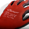 Gants de travail robustes enduits de PU PN8003 Rouge