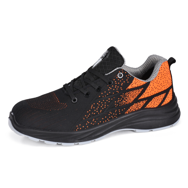 Baskets de sécurité à embout en acier S1P Chaussures de sécurité L-7562 Orange